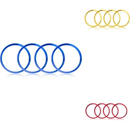 Wheel Center Caps Trim for Honda Civic 2020 -2016, Rims Center Caps Decoration Hubs Rings Aluminum Alloy 4Pcs