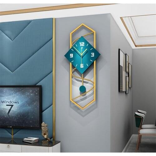 Nordic Personality Clock Wall Clock Living Room Creative Modern Minimalist Mute Personality Home Design Sense Clock Factory