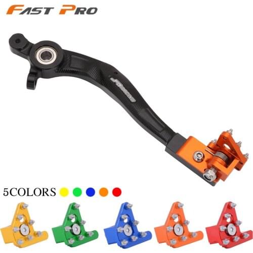 CNC Rear Foot Brake Pedal For KTM XC SX XCW SXF XCF EXCF 125 150 250 300 350 450 500 For Husqvarna TE FE TC FC TX FX 2016-2020