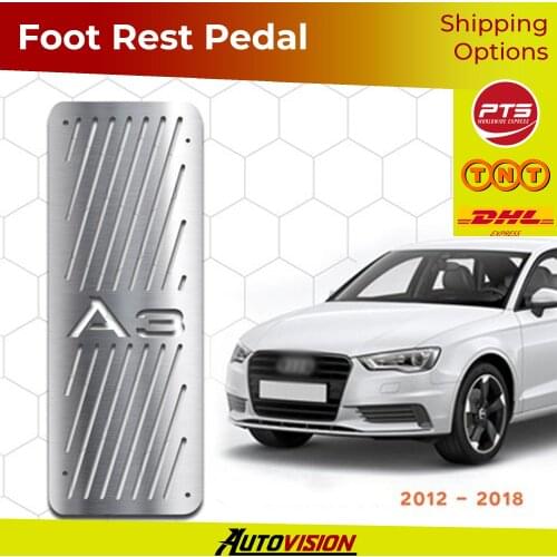 For Audi A3 2012 2013 2014 2015 2016 2017 2018 2019 Car Accessories ABS Chrome Foot Rest Pedal Body Molding Moulding Trim