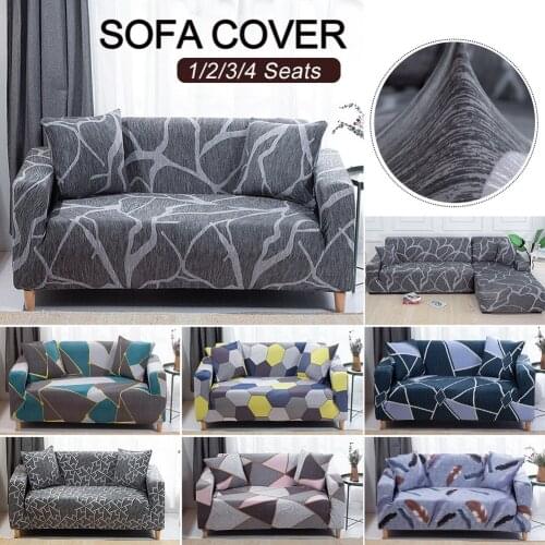 Seater Stretch Sofa Cover Sectional Elastic Sofa Slipcover For Living Room Cover L Shape Corner Armchair Cover1/2/3/4 New