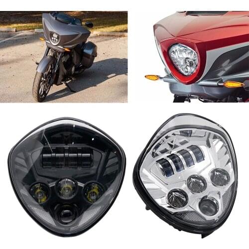 For Victory Motorcycle 60W High/Low Beam Headlight led headlights For Victory Cross Country Models