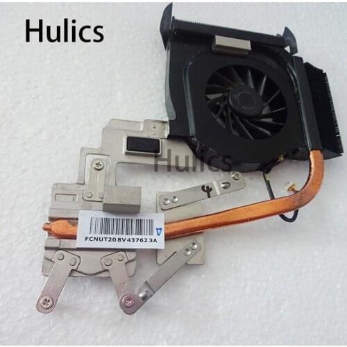 Hulics for HP pavilion DV6-2000 DV6-1100 DV6 heatsink cpu cooling fan cooler 535441-001 DFS551305MC0T F80A