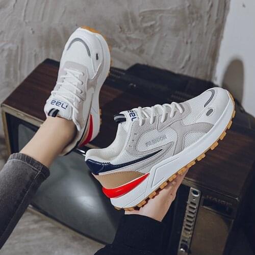 Women Mesh Shoes Casual Running Shoes Summer Vulcanized Shoes Hot Sale Dad Shoes Breathable Lightweight Tenis Feminino Sneakers