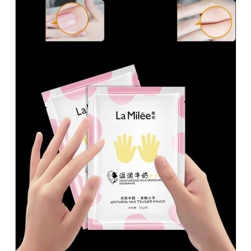 LAMILEE Milk Moist Hand Skin Care Hand Mask Moisturizing Glove Whitening Exfoliating Calluses Anti Chapping Care Tender