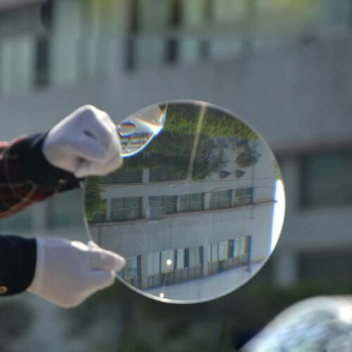 250mm Diameter Fresnel lens Optical Round Lenses PMMA Solar Plastic Condenser Plane Magnifier Magnifying Glass Large Lenses 1Pcs
