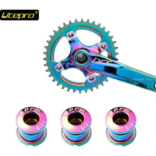 Litepro Bicycle Steel Crank Arm Bolt For Mountain Road Bike Fixing Screw Crankset Crank Screws Colorful Cycling Parts