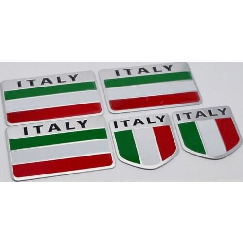 Metal Aluminum Country Flag Logo Badge Emblem Nameplate Sticker