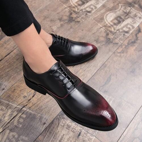 2021 Summer Hot Sale Mens Shoes Cowhide Shoes Mens Comfortable Low Cut British Casual Single Shoes Leather Shoes Formal Shoes