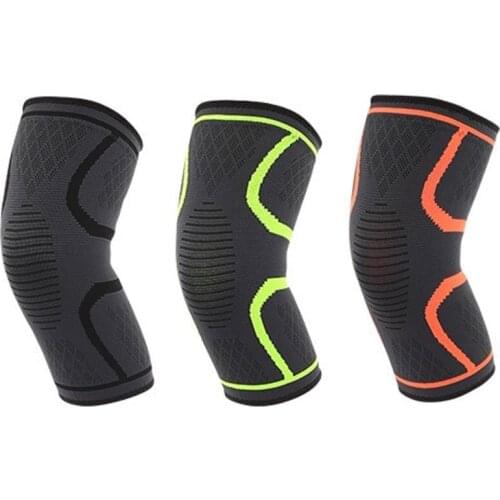 Fitness Running Cycling Knee Support Braces Elastic Nylon Sport Compression Knee Pad Sleeve for Basketball Volleyball