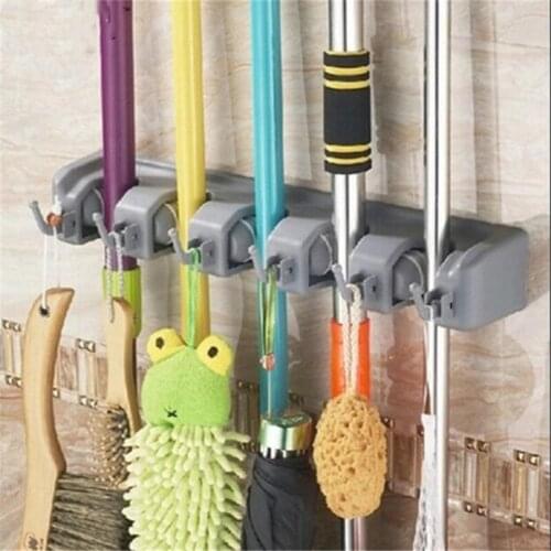 Organizer Mop Holder Plastic Wall House keeper Wall Mounted Brush Broom Hanger Holder
