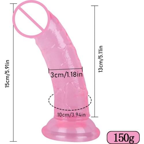 Realistic Soft Dildo Small penis Sex Toys For Women Stimulate G Point Vagina Anal Dildo Flexible Plug Dick dildio for women big