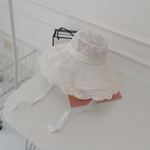 2021 New Printing Lace Cap Panama Hat Summer Modern Stylish Beach Hat For Women Outdoor Casual Sun Fisherman Hat