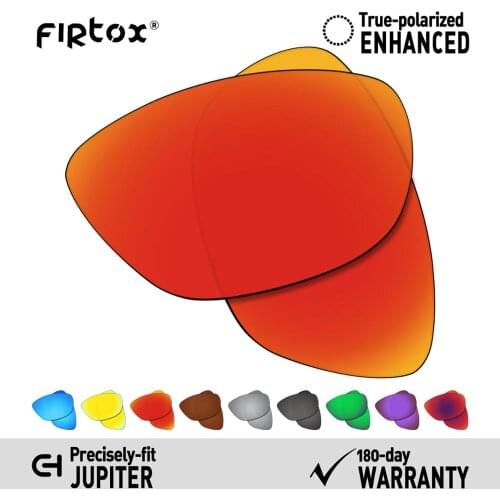 Firtox True UV400 Polarized Lenses Replacement for-Oakley Jupiter Sunglasses (Compatiable Lens Only) - Multiple Colors