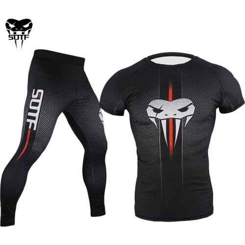 SOTF mma Adults Venomous snake Tight movement boxing shorts Tiger Muay Thai mma shorts boxing clothing sanda kickboxing pants