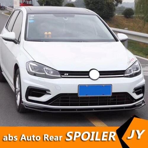 For Volkswagen Golf 7.5 GTI Body kit spoiler 2014-2018 Golf 7 R CS Rear lip rear spoiler front Bumper Diffuser Bumper Protector