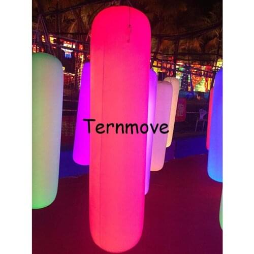 Led inflatable lighting tube for bar party decorations Advertising decoration Inflatable totem