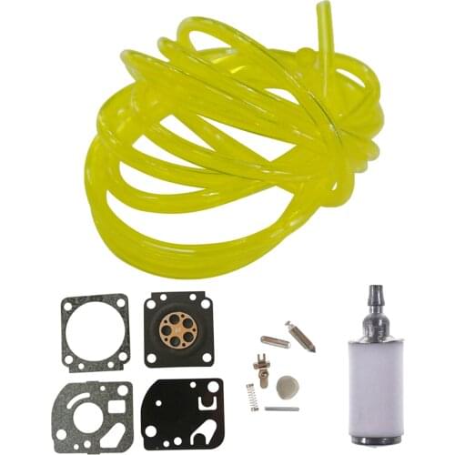 Fuel Filter Line Carburetor Repair Kit For Poulan FX26SCE SST25CE Zama C1U-W49B