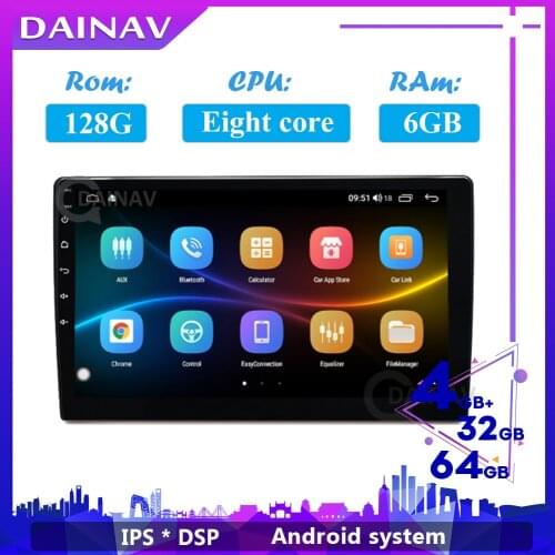 Universal 6G +128G Carplay 2Din Android 10 Car Multimedia GPS Player 9/10inch Auto Radio Touch Screen Head Unit Stereo 7862