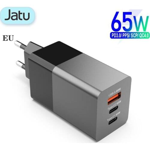 GaN 65W USB C Charger Quick Charge 4.0 3.0 QC4.0 QC PD3.0 PD USB-C Type C Fast USB Charger For iPhone 12 Pro Max Macbook