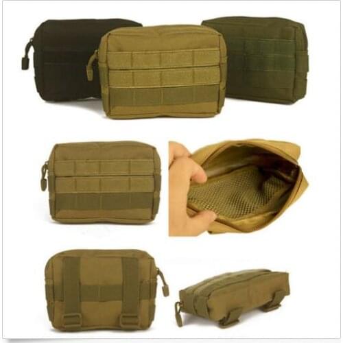 1pc Outdoor Military Molle Utility EDC Tool Waist Pack Tactical Medical First Aid Pouch Phone Holder Case Hunting Bag