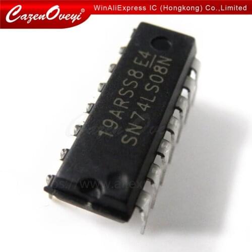 10pcs/lot SN74LS08N HD74LS08P 74LS08N 74LS08P 74LS08 DIP-14 In Stock
