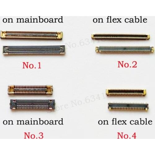 10PCS LCD Display Screen FPC Connector For Samsung A32 4G A325 A325F A325M / A32 5G A326 A326F A326B 78 40 Pin