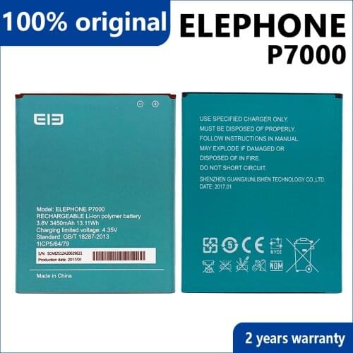 100% Original 3450mAh P7000 For Elephone P7000 Phone High quality Batteries With Tools+Tracking Number