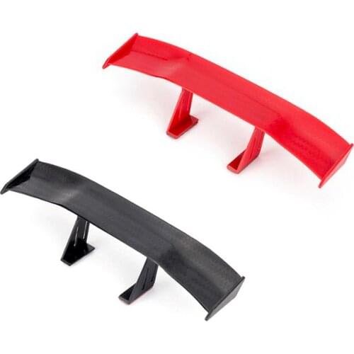 1X 6.7" Universal Car Tail Wing GT Carbon Cheap Spoiler Mini Auto Fiber Decoration Interior Accessories Ornaments