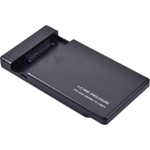 2.5 Inch USB 2.0 HDD SSD Case Sata To USB C 3.0 2.0 Adapter Free Tool Box Hard Drive Enclosure HDD Disk Hard Drive For WIndows