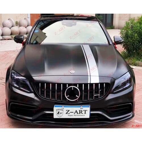 2019-2020 Z-ART carbon fiber body kit for C63 AMG carbon fiber tuning kit for W205 C63 AMG facelift carbon fiber aerokit