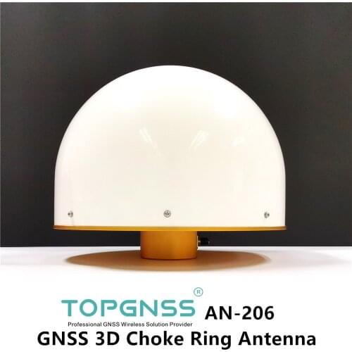 2PCS 3D Choke Ring Antenna TOPGNSS AN206 GNSS antenna CORS GNSS 3-18V TNC GPS GLONASS GALILEO
