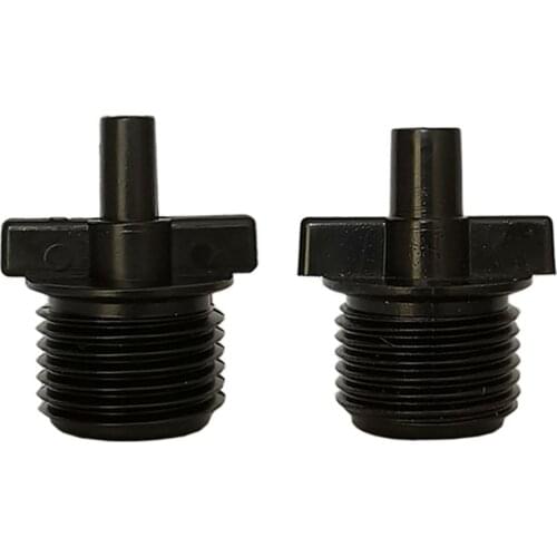 8Pcs 6mm to 1/2'' Male Thread Connector Garden Watering Nozzle Adapter Micro Irrigation System Sprinkler Connector