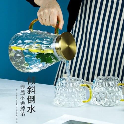 Nordic ins wind household high temperature resistant glass cold kettle large capacity jug jug jug