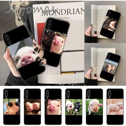 Cute Pet Pig Phone Case For Samsung Galaxy A 3 6 7 8 10 21 01 11 31 91 10S 20S 30S 50S PLUS