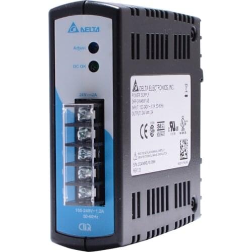 DELTA Switching power supply DRP-24V48W1AZ 48W 24VDC 2A