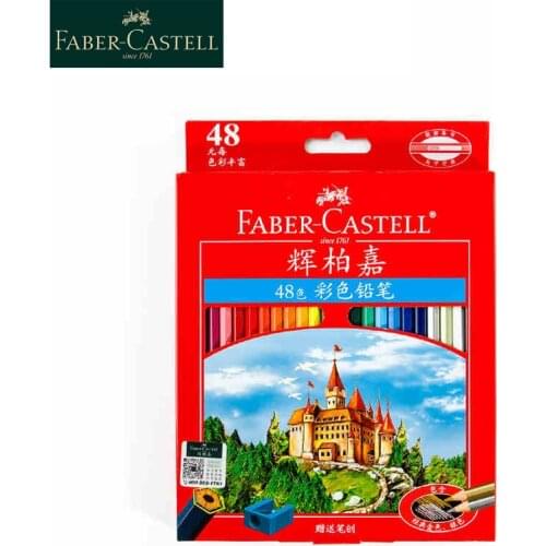 Faber Castell Oily Colored pencil 24/36/48/72/100Colors Professional Painting Set Color Pencils For Drawing Sketch Art Supplies