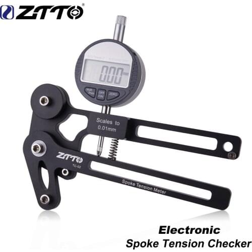 MTB Road Bicycle Tension Meter Electronic Precision Spokes Checker Bike Wheel Builders Tool Tensioner Reliable Accurate Stable