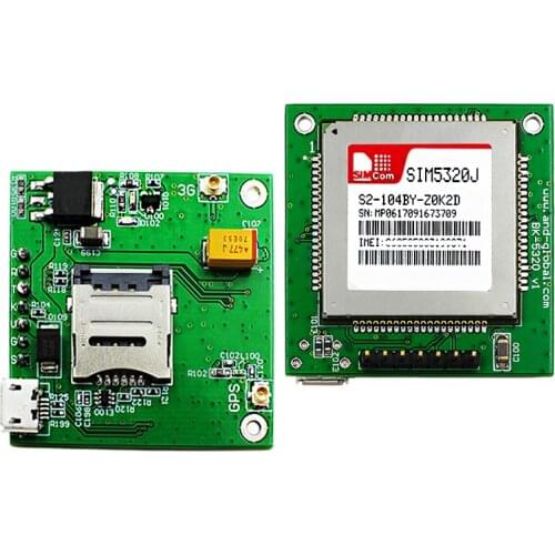 SIMCOM SIM5320J breakout board 3G module Dual-Band HSDPA/WCDMA GSM/GPRS/EDGE 850/900/1800/1900MHz 100% New&Original module weld