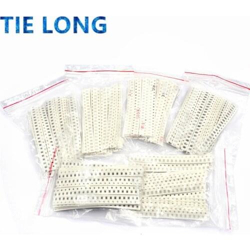 1206 SMD Resistor Kit Assorted Kit 1ohm-1M ohm 1% 33valuesX 20pcs=660pcs Sample Kit