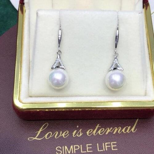 925 Sterling Silver Earrings Findings Settings Base Mountings Parts Mounts for Pearls Agate Coral Beads Stones Crystal