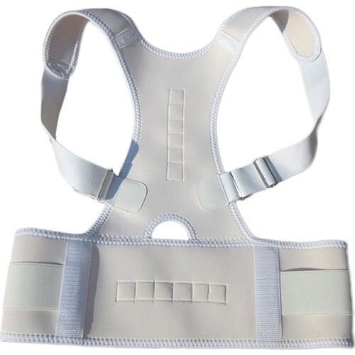 Magnetic Posture Corrector Back Brace Posture Correction Straightener Braces Lumbar Shoulder Back Support Belt for Men Women