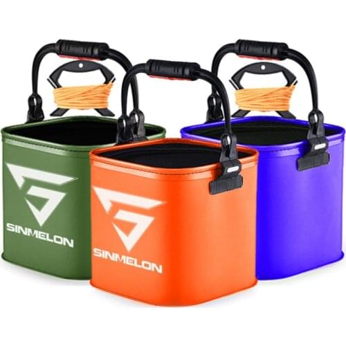 Multifunctional Outdoor Folding Thicken Water Bucket with Sunroof Fishing Accessories