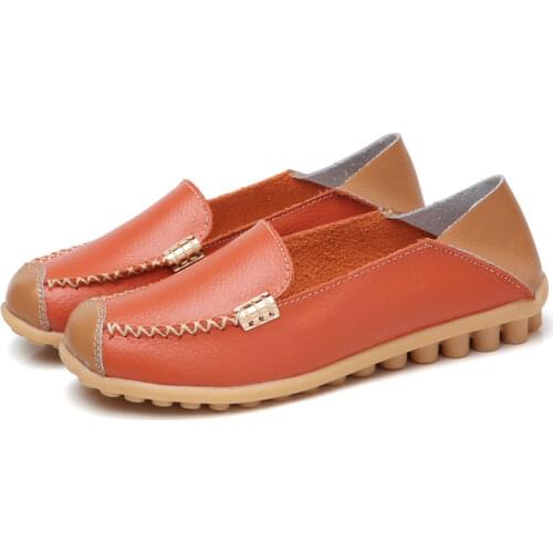 Women flats 2021 new genuine leather shoes flats woman lace-up mixed color women shoes party female shoes tenis feminino