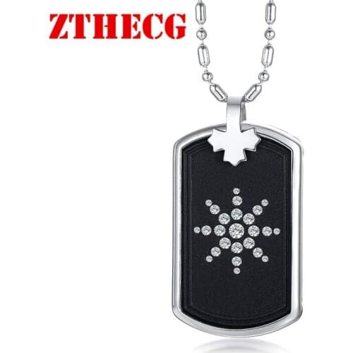 New Quantum Scalar Energy Bio Science Necklaces Pendants for Men Japanese Technology Volcanic Lava Radiation Protection Jewelry