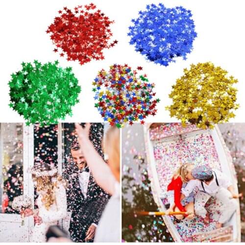 Iridescent Sparkle Star Glitter Confetti For Wedding Confetti Party Table Scatter Baptism Decoration DIY Party Supplies