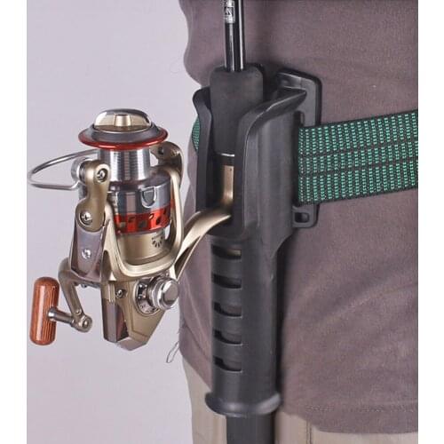 Belt Rod Holder Portable Pole Inserter Fishing Rod Reusable Multi-function Quick Rod Rack Gripper Fishing Tools Accessories HOT