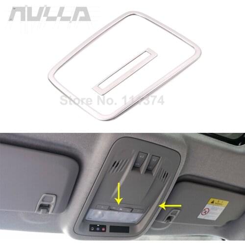 Car Interior Reading Light Lamp Frame Protect Cover Sticker Trim For Chevrolet Cruze 2017 2018 Car decoration accessories