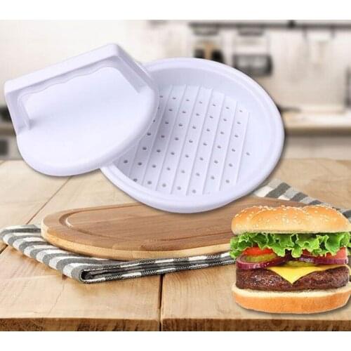 1 Set DIY Hamburger Meat Press Tool Patty Makers Meat Burger Maker Mold Food-Grade Plastic Hamburger Press Burger Maker