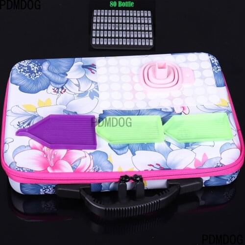 20/40/80 boxs diamond painting box Diamond Embroidery Accessories diamond mosaic Carry Case Container Storage Box Hand Bag Tools